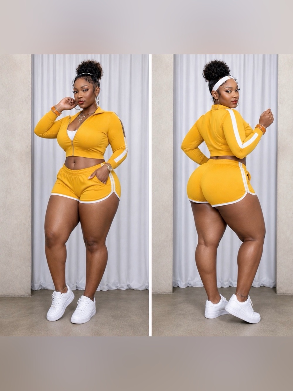 Crop Top Short Set